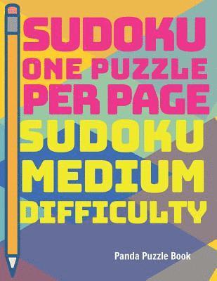 bokomslag Sudoku One Puzzle Per Page - Sudoku Medi