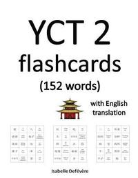 bokomslag YCT 2 flashcards (152 words) with English translation