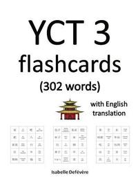 bokomslag YCT 3 flashcards (302 words) with English translation