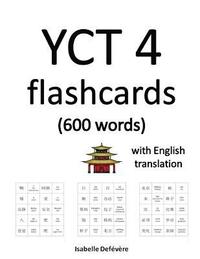 bokomslag YCT 4 flashcards (600 words) with English translation