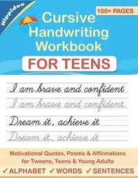 bokomslag Cursive Handwriting Workbook for Teens: A cursive writing practice workbook for young adults and teens