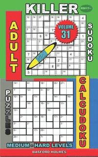bokomslag Adult sudoku jigsaw Killer. Calcudoku puzzles. Medium - hard levels.: Sudoku siesta.