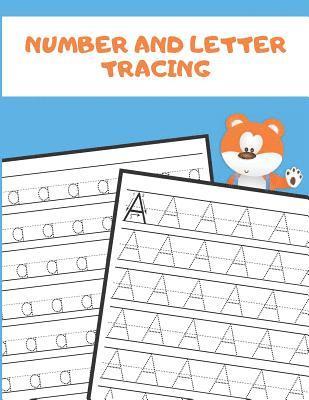 bokomslag Number and Letter Tracing: Alphabet and Number Tracing Books Workbook for Preschoolers Kindergarten and Kids Ages 3-5 (Volume 2)