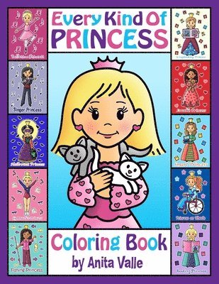 bokomslag Every Kind Of Princess Coloring Book