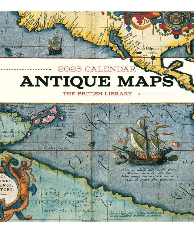 Antique Maps 2025 Wall Calendar 1