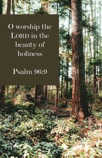 bokomslag General Worship Bulletin: O Worship the Lord (Package of 100): Psalm 96:9 (Kjv)