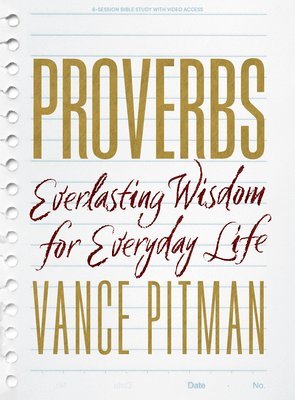 Proverbs Bible Study Book with Video Access 1