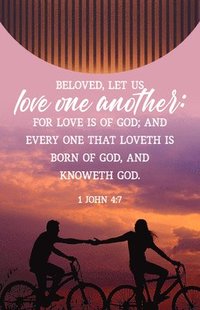 bokomslag General Worship Bulletin: Let Us Love (Package of 100): 1 John 4:7 (Kjv)