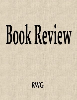 Rwg, RWG, - Book Review, Häftad