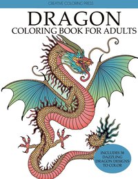 bokomslag Dragon Coloring Book for Adults