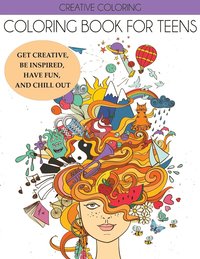 bokomslag Coloring Book for Teens