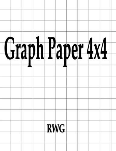 bokomslag Graph Paper 4x4