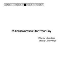 bokomslag 25 Crosswords to Start Your Day