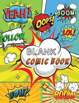 bokomslag Blank Comic Book