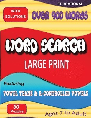 Word Search Featuring Vowel Teams & R-Controlled Vowels 1