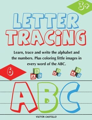 bokomslag Letter Tracing and Numbers ABC