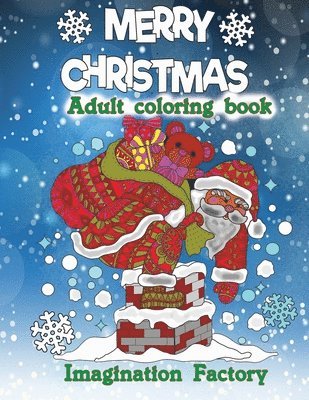 Merry Christmas Adult coloring book 1