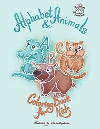 bokomslag Alphabet & Animals coloring book for kids