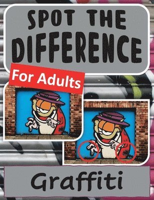 Spot the Difference Book for Adults - Graffiti 1