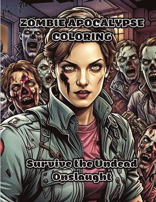 Zombie Apocalypse Coloring 1