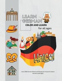 bokomslag German Picture Dictionary Coloring Book