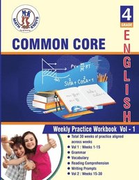 bokomslag 4th grade Common Core ELA Test Prep