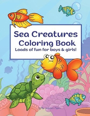 Sea Creatures Coloring Book 1