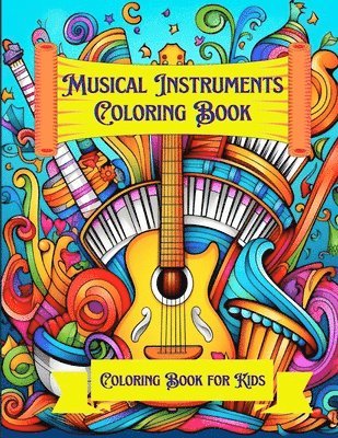 bokomslag Musical Instruments Coloring Book