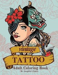 bokomslag Vintage Tattoo Coloring Book