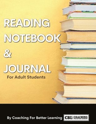 bokomslag Reading Notebook and Journal For Adult Students