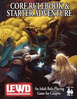 bokomslag Lewd Dungeon Adventures Core Rulebook and Starter Adventure