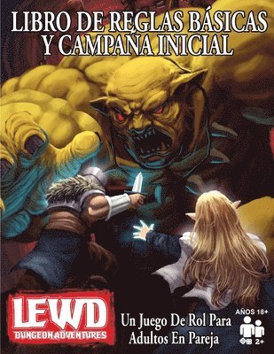 bokomslag Lewd Dungeon Adventures Libro De Reglas Bsicas Y Campaa Inicial