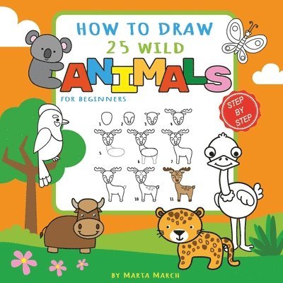 How to Draw 25 Wild Animals for Beginners 1