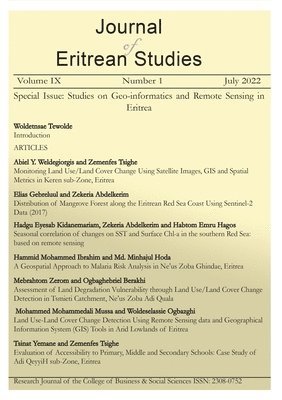 bokomslag Journal of Eritrean Studies [Vol. IX No. 1, 2022]