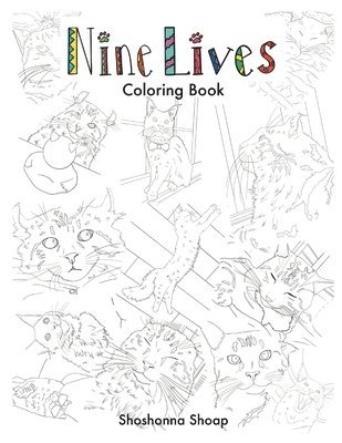 Shoshonna Shoap - Nine Lives Coloring Book, Häftad