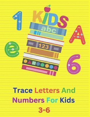 bokomslag Trace Letters And Numbers For Kids 3-6