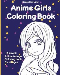 bokomslag Anime Girls Coloring Book