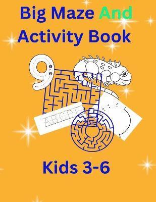 bokomslag Big Maze And Activity Book Kids 3-6