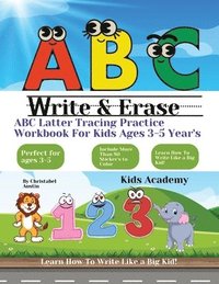 bokomslag Latter Tracing Practice Workbook For Kids Ages 3-5 Year's