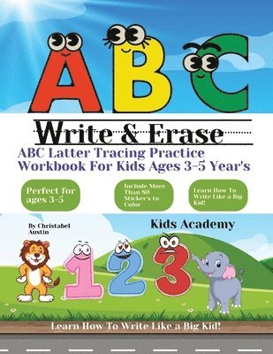 Latter Tracing Practice Workbook For Kids Ages 3-5 Year's 1