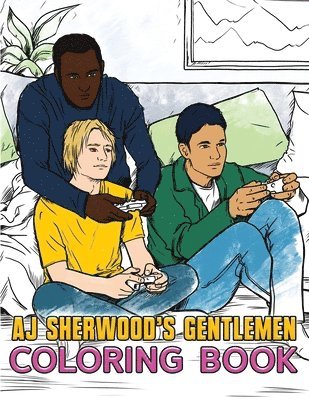 AJ Sherwood's Gentlemen Coloring Book 1