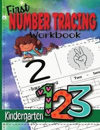 bokomslag First Number Tracing Workbook for Kindergarten