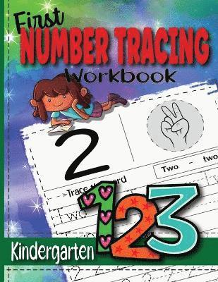 First Number Tracing Workbook for Kindergarten 1