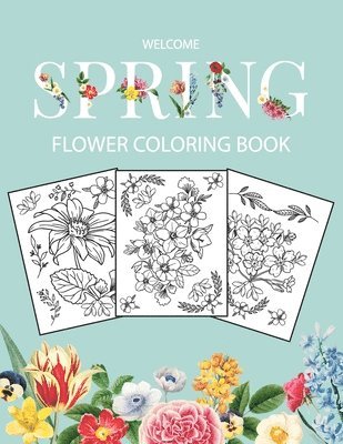 Flower Coloring Book 1