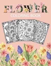 bokomslag Flowers Coloring Book