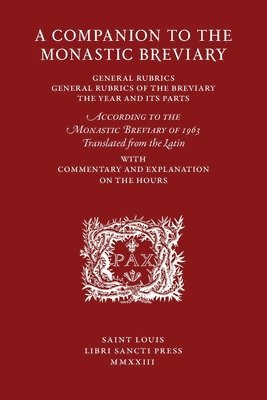 bokomslag Companion to the Monastic Breviary