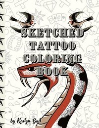 bokomslag Sketched Tattoo Coloring Book