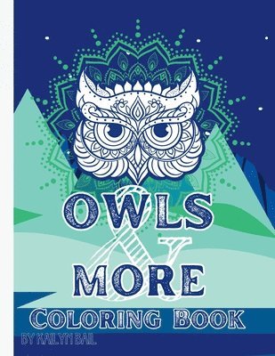 bokomslag Owls and More Coloring Book