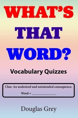 bokomslag What's That Word? Vocabulary Quizzes