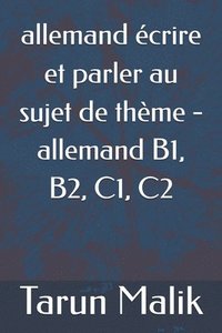 bokomslag Allemand  Crire Et Parler Au Sujet De Th